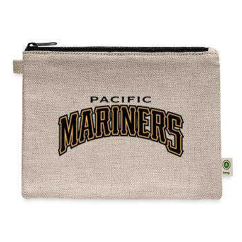 Pacific Mariners Sports Team Design - Hemp Carry All Pouch - natural - Front