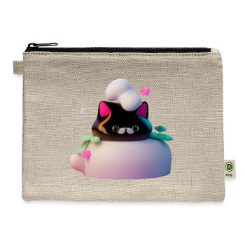 cuties that melt hearts - Hemp Carry All Pouch - natural - Front