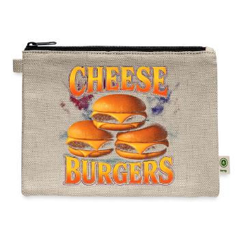 Bologna Sandwich Favorite Food Weird 90s Bologna - Hemp Carry All Pouch - natural - Front