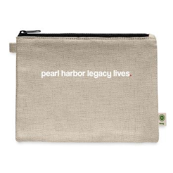 Pearl Harbor Legacy Lives - Hemp Carry All Pouch - natural - Front