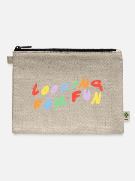 Looking for Fun - Hemp Carry All Pouch - natural