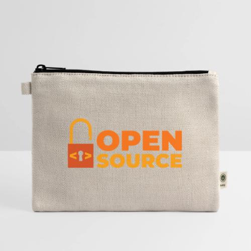 Open Source: Code is Freedom - Hemp Carry All Pouch