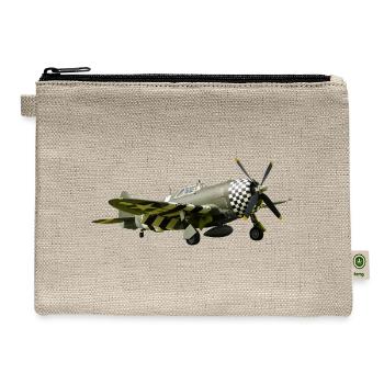 P-47 Thunderbolt - Hemp Carry All Pouch - natural - Front