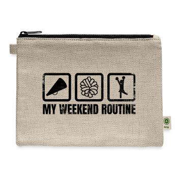 Cheerleader Weekend - Hemp Carry All Pouch - natural - Front