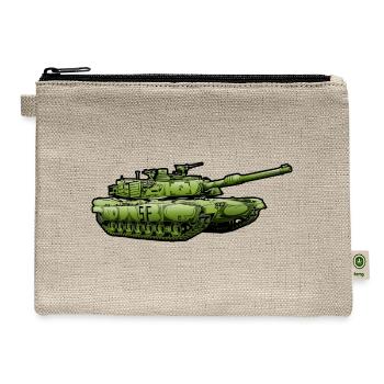 Military Tank - Hemp Carry All Pouch - natural - Front
