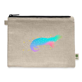 Sea Otter Gradient - Hemp Carry All Pouch - natural - Front