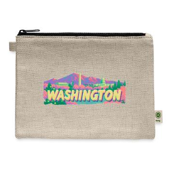 Vivid DC Icons Pop Art Tee - Hemp Carry All Pouch - natural - Front