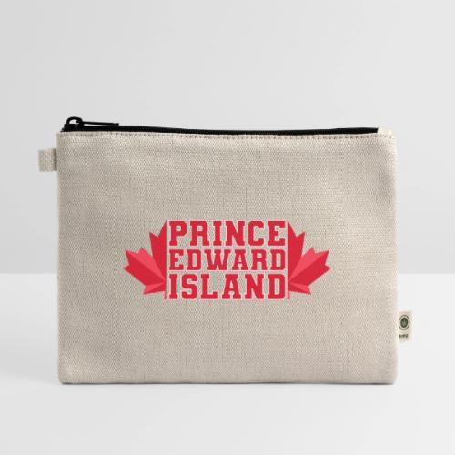 Prince Edward Island with maple leaf - Hemp Carry All Pouch