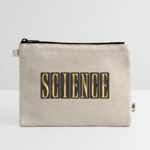 Science: Think. Test. Repeat. - Hemp Carry All Pouch