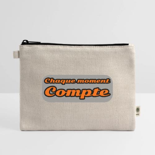 Every moment counts - Hemp Carry All Pouch