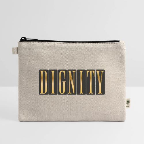 Golden Dignity - Hemp Carry All Pouch