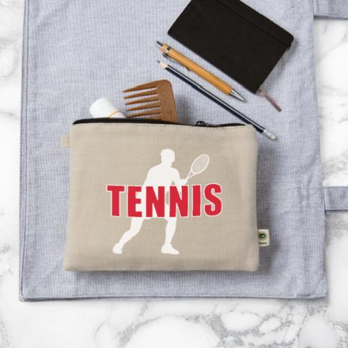 Red Court Tennis - Hemp Carry All Pouch