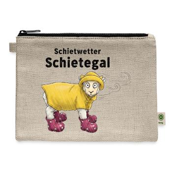 Schietwetter Schietegal Lamb Rainy Weather - Hemp Carry All Pouch - natural - Front