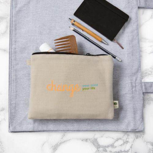Change Your Mind Change Your Life–mental health - Hemp Carry All Pouch