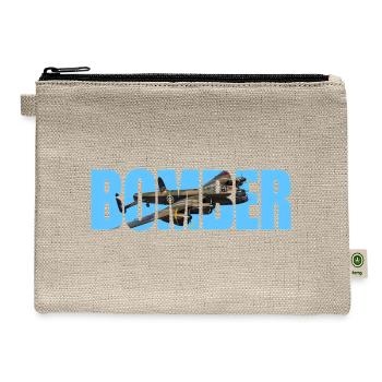 Bomber Avro Lancaster - Hemp Carry All Pouch - natural - Front