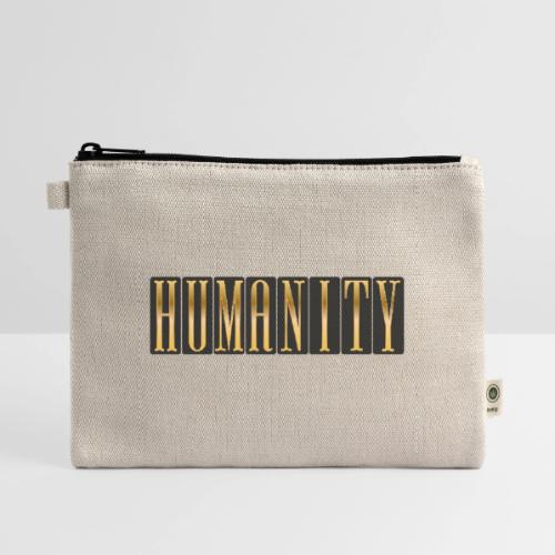 Golden Humanity Statement - Hemp Carry All Pouch