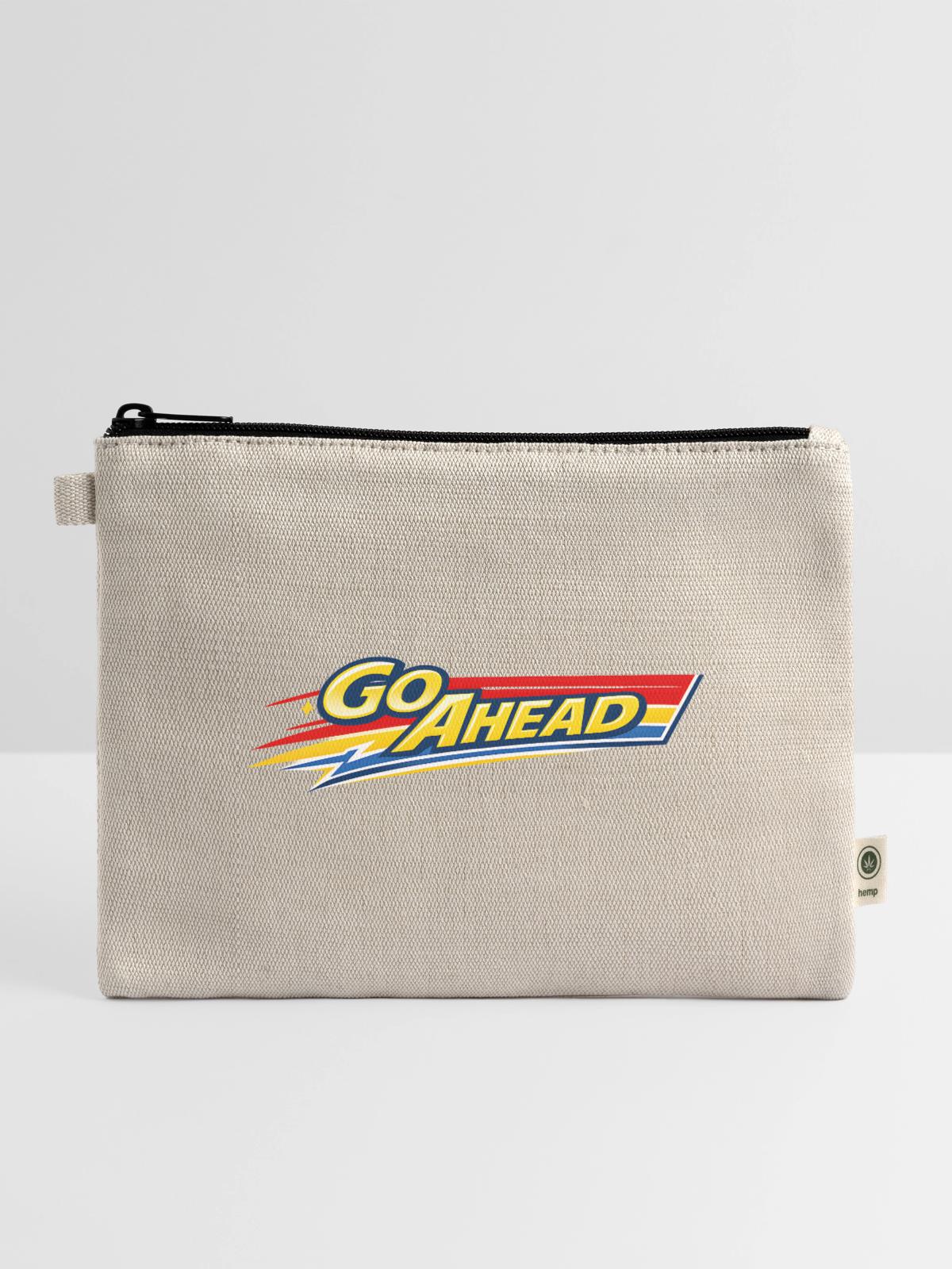Go Ahead - Hemp Carry All Pouch - natural - Front