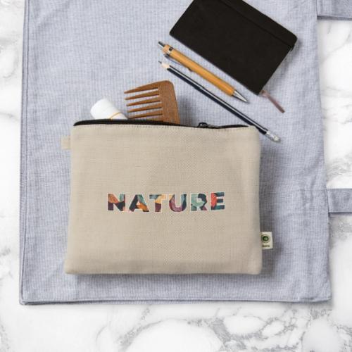 Nature in Every Letter - Hemp Carry All Pouch
