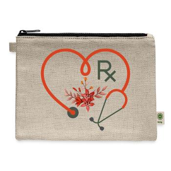 Love Medicine - Hemp Carry All Pouch - natural - Front