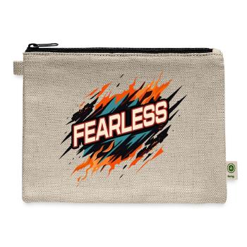 Fearless Streetwear – by Asarteon - Hemp Carry All Pouch - natural - Front