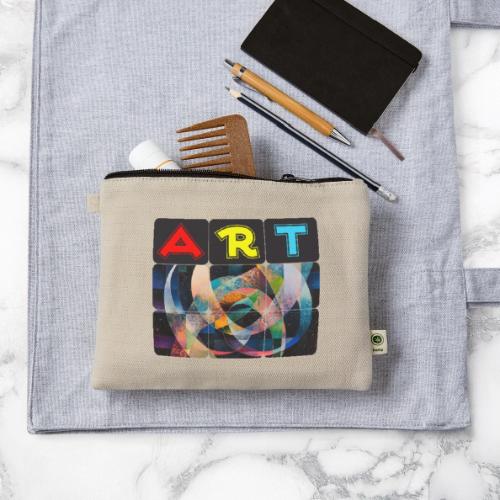Art of Stripes and Shades - Hemp Carry All Pouch
