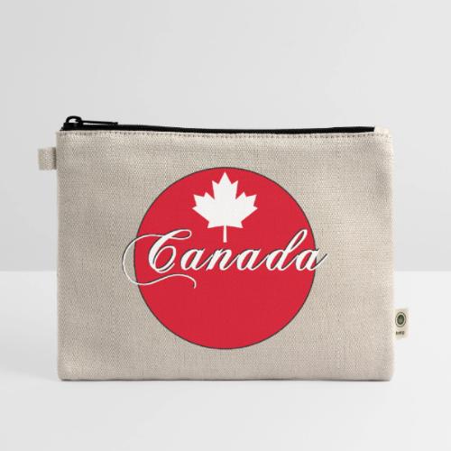 Canada in red and white - Hemp Carry All Pouch