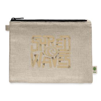 Shred waves - Hemp Carry All Pouch - natural - Front