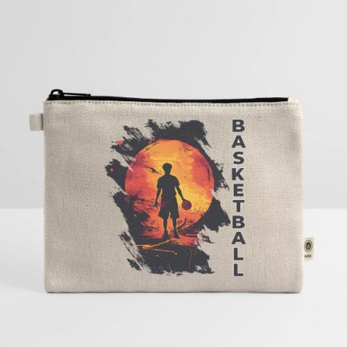 Basketball Blaze - Hemp Carry All Pouch