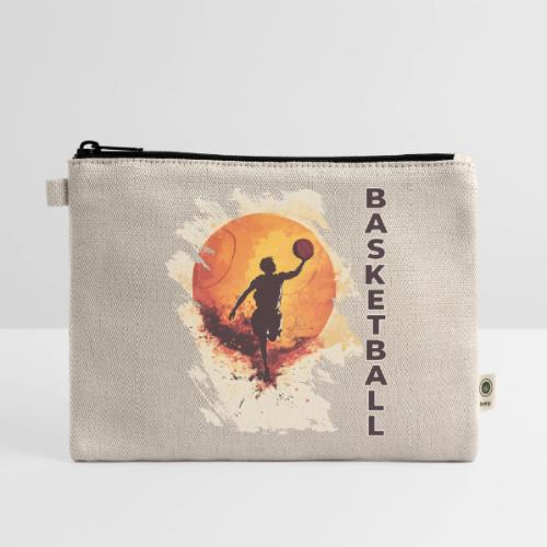 Basketball Stride - Hemp Carry All Pouch