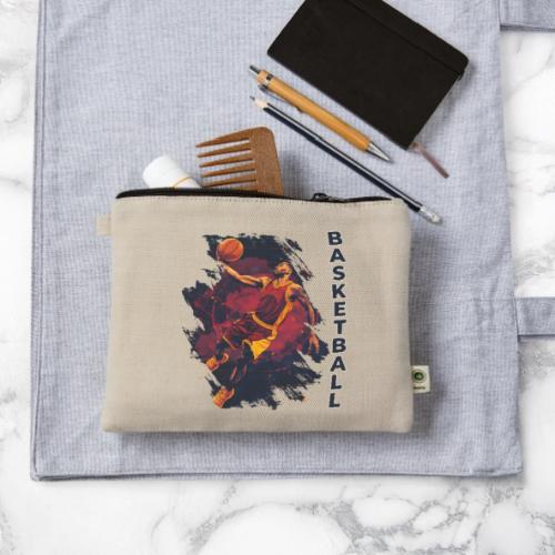 Basketball Charge - Hemp Carry All Pouch