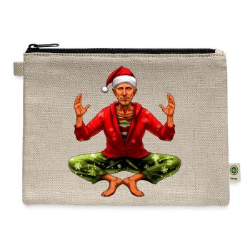 Yogi Christmas - Hemp Carry All Pouch - natural - Front
