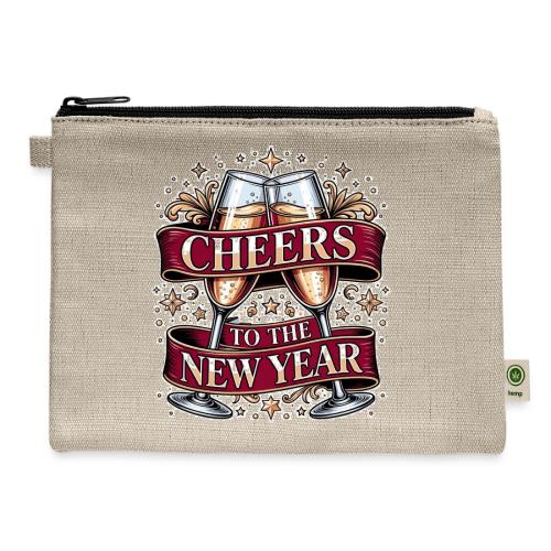 New Year's Champagne T-Shirt - Hemp Carry All Pouch