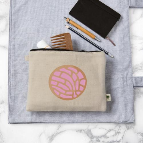 Pink Concha Mexican Pan Dulce - Hemp Carry All Pouch