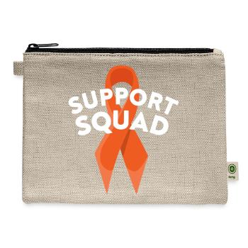 Leukemia Support Squad - Hemp Carry All Pouch - natural - Front