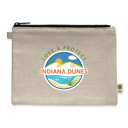 Love & Protect the Indiana Dunes - Hemp Carry All Pouch