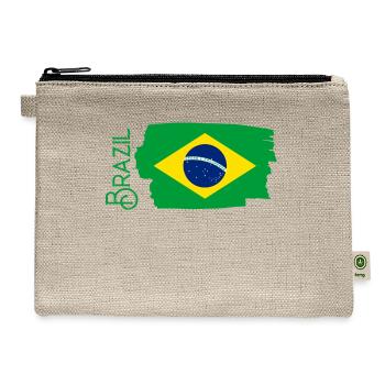 T shirt screen printing new brand - Hemp Carry All Pouch - natural - Front