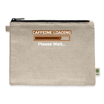 Caffeine loading for coffee addicts - Hemp Carry All Pouch - natural - Front