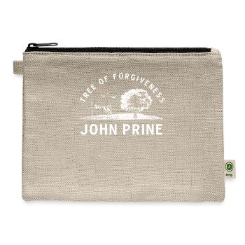 john prine 1 - Hemp Carry All Pouch - natural - Front