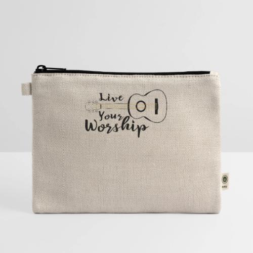 Live Your Worship - Hemp Carry All Pouch