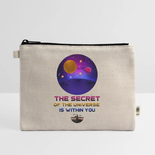 The Secret Of The Universe - Hemp Carry All Pouch