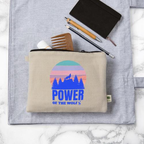 Power Of The Wolf - Hemp Carry All Pouch