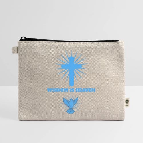 Wisdom Is Heaven - Hemp Carry All Pouch