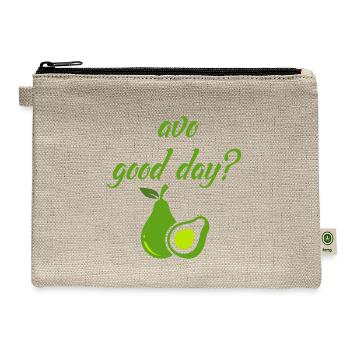 Avo Good Day - Hemp Carry All Pouch - natural - Front