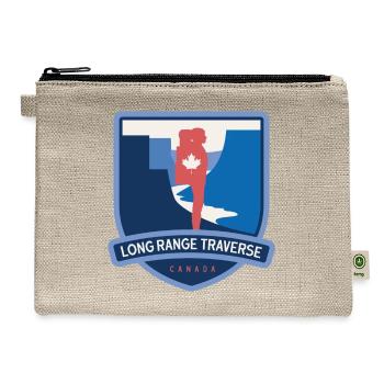 Long Range Traverse – Canada - Hemp Carry All Pouch - natural - Front
