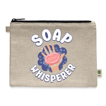 Soap Making Crafting Soap - Hemp Carry All Pouch - natural - Front