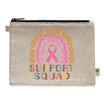 SUPPORT SQUAD - Hemp Carry All Pouch - natural - Front