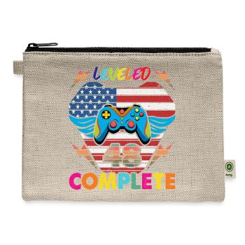 Level 48 Complete - Hemp Carry All Pouch - natural - Front