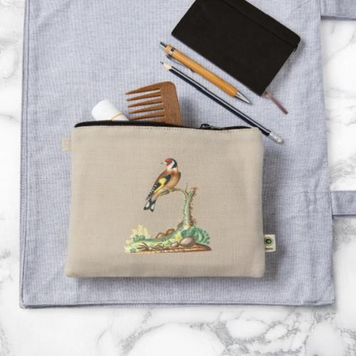 European goldfinch - Hemp Carry All Pouch