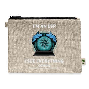 Educational Support Professional - Hemp Carry All Pouch - natural - Front