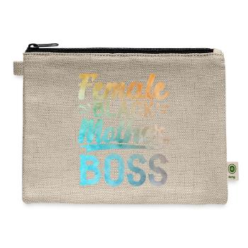 Female Women's Rights Female - Hemp Carry All Pouch - natural - Front